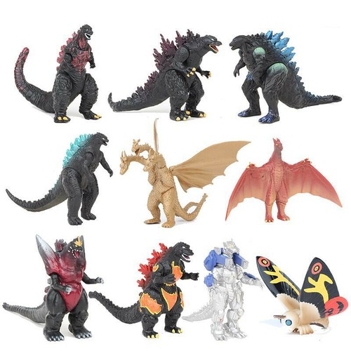 10pcs godzilla king the - godzilla, 2