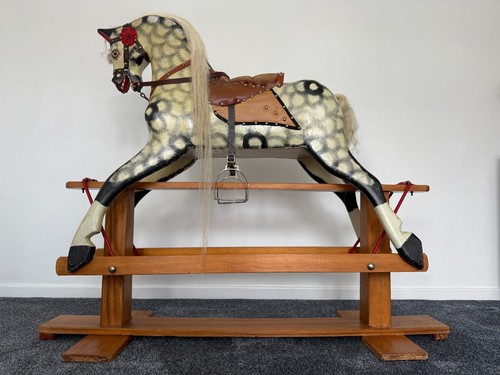 Antique rocking horse - horse, j