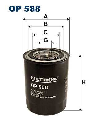 Filtron 588 oil filter - oil, for