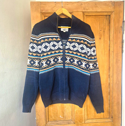 Men navy cotton blend - m&s,