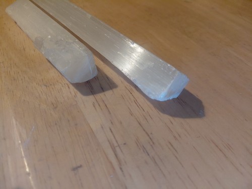 Natural selenite crystals - natural,