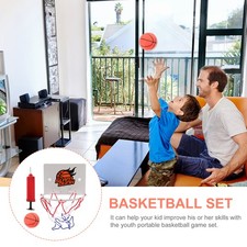  1 Set of Wall Mounted Kids Basketball Board Mini Basketball Netball Indoor
