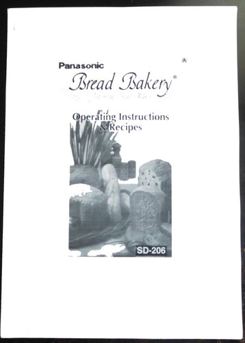 206 panasonic bread maker - bread,