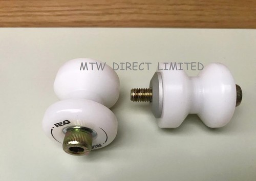 Pair white m8 paddock - pair,