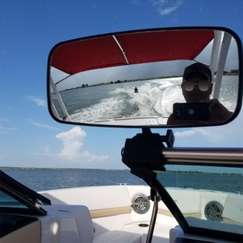 Boat rear view mirror easy - rear,