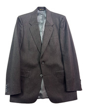 vtg Christian Dior 38L Brown