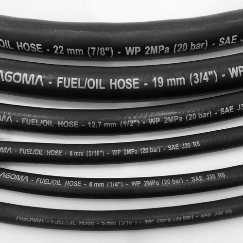 Rubber braided - rubber, fuel