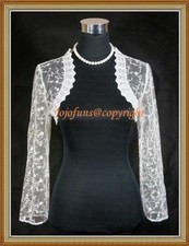 IVORY BOLERO LACE/CAPE/WRAP/SCARF, Long Size 8-22