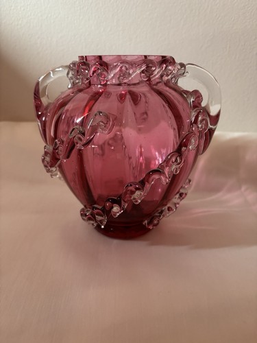 Fenton style cranberry glass - fenton,