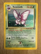 Pokémon TCG - Venomoth 13/64 Holo 1st Edition Jungle WOTC LP/MP