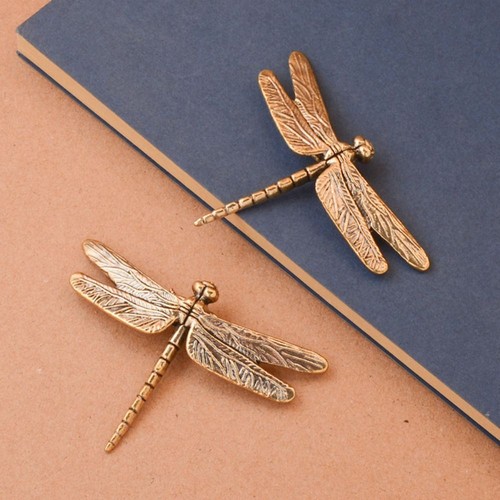 2pcs brass dragonfly figurines - 2pcs,