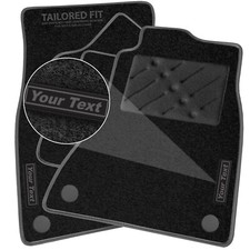 To Fit Nissan Pulsar GTI-R 1990-1994 Tailored Black Car Mats + Custom Badge [FM]