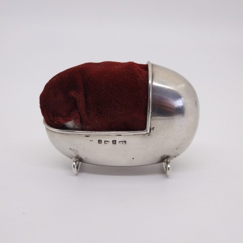 Sterling silver red pin - sterling,