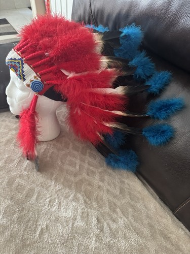 Vintage feather headdress - vintage,