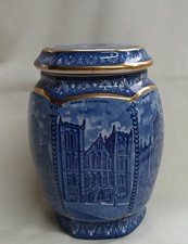 Ringtons Wade Tea Caddy Hexagonal Lidded Jar  13cm Cathedrals And Abbeys 