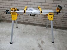 DeWALT DE7033 short beam mitre saw track leg stand workstation with fittings