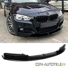 FRONT SPOILER LIP FITS BMW 3 SERIES F30 F31 M PACKAGE GLOSS BLACK
