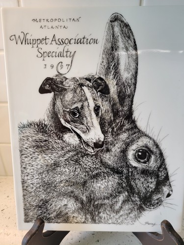 Whippet greyhound and rabbit - whippet,