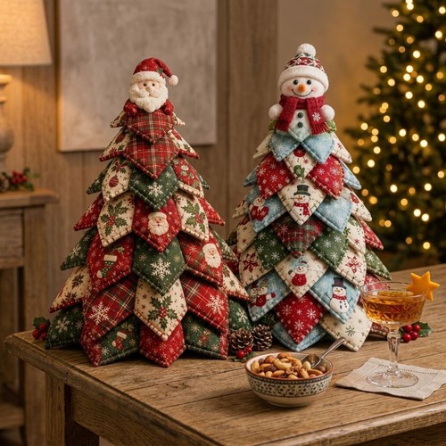 Diy quilted xmas tree kit - tree,