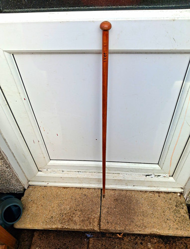 Vintage wooden swagger stick - vintage,