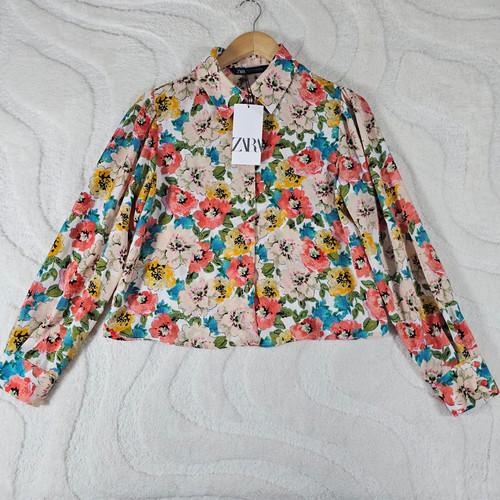 Zara floral print - floral, crop