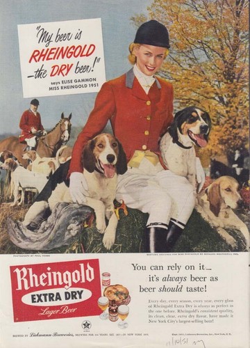 Miss rheingold beer elise - beer,