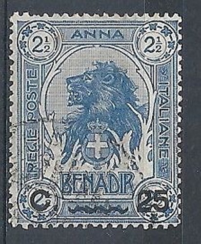 1906 somalia used - 1906-07, lion
