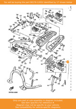 YAMAHA Nut, Crown, 90176-12052