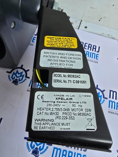 Xpelair 98392ac fan heater - xpelair,