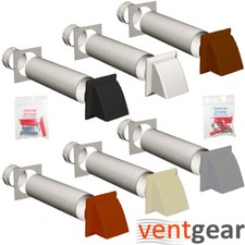 100mm round 4" cowl rigid