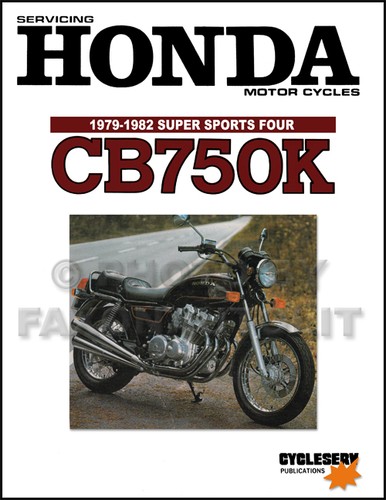 Honda cb750k shop manual 1979 - honda,