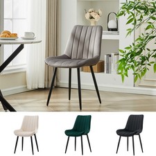 4Pcs Dining Chairs Velvet
