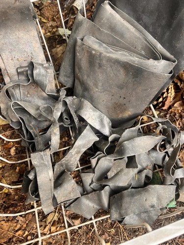 Lead scraps and offcuts some - and,