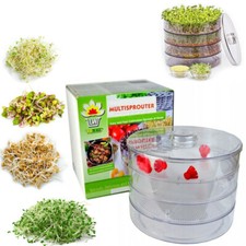  MULTI SPROUTER SEED GERMINATOR FOR BEANS & SEEDS for Healthy Organic Sprouts