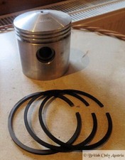 AJS/Matchless Piston 350cc +030 Iron Head 1933-46.  9990.030. piston