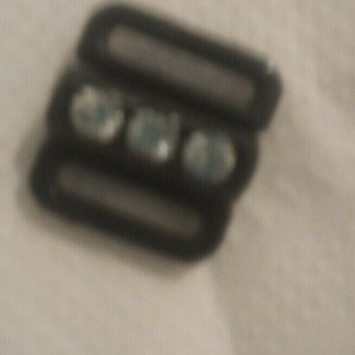 Black bikini plastic clips - plastic,