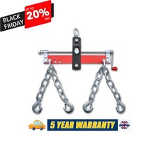 2000lb 900kg Engine Crane Hoist Lift Leveller Chain Load Garage Loading Balancer