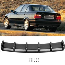 For 3 Series E36 F30 F31 Rear Diffuser Bumper Spoiler Fins Splitter Carbon Fiber
