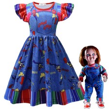 Chucky Kids Dress Cosplay