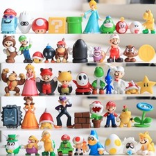 48pcs Super Mario Bros PVC Action Figure Toys Collection Model Game Doll Gifts