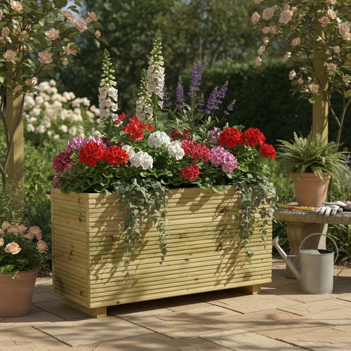 Large decking patio planter - planter,
