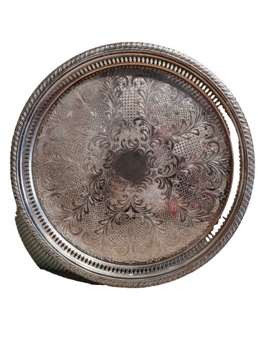 Vintage silver plated serving - vintage,