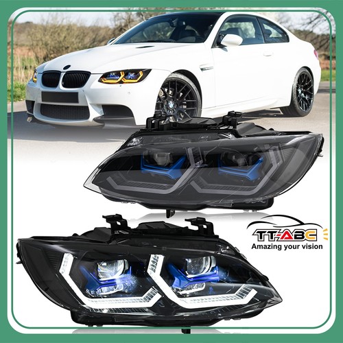 Pair led headlights - led,