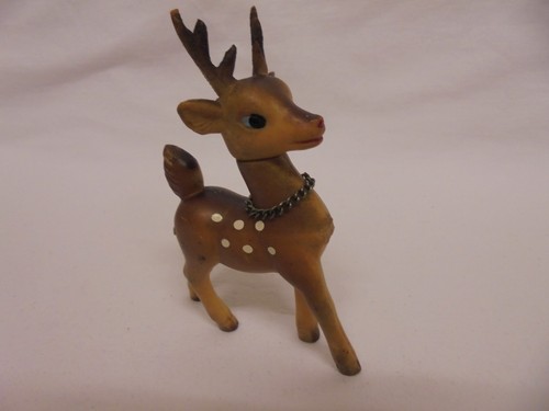 Vintage kitsch wide eyed deer - kitsch,