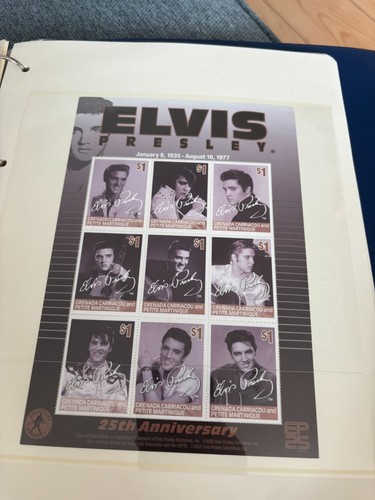 Elvis presley stamp collection - stamp,