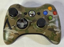 Microsoft Xbox 360 Wireless Controller Halo 4 Camouflage Limited Edition Tested 