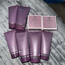 Asprey London Purple Water Travel Sizes 1.7 1.2 Soap Shampoo Conditioner Gel 825