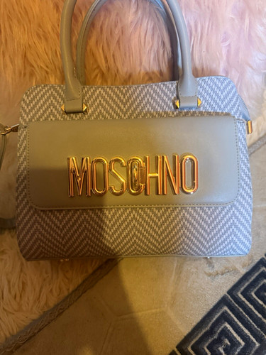 Moschino blue herringbone - ,