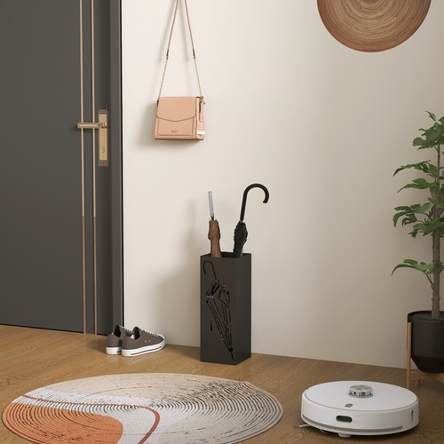 Metal umbrella stand with - stand, 4