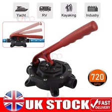 720GPH Boat Manual Diaphragm Hand Bilge Waste Water Transfer Pump Self-priming